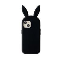 Mielas 3D triušio ausies silikoninis telefono dėklas, skirtas IPhone 17 13 14 15 16 Pro Max, Japonija Ins, juokingas animacinis, atsparus smūgiams galinis dangtelis iPhone 16 Pro