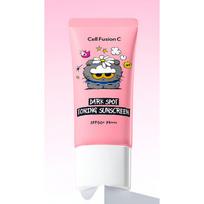 [Cell Fusion C X Joe & Friends] Apsauginis kremas nuo saulės 35ml SPF50+ PA++++ 02  Toning Sunscreen (Brightening & Glow) white