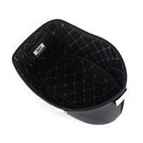 Honda Click150/125 Seat Bucket Liner: PU Leather Cushion for Modified Motorcycles black