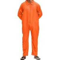 Suaugusiųjų kostiumas Cosplay Helovino kalinio kostiumas Kalėjimo kalinio cosplay kostiumas Oranžinė uniforma XL red