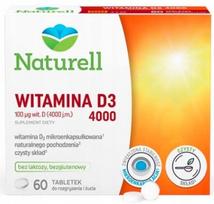 Kramtomosios vitamino D3 4000 TV tabletės, 60 vnt., Naturell