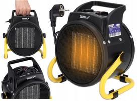 Keraminis elektrinis šildytuvas DEDRA 2kW su termostatu