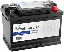 Automobilio akumuliatorius VOLTMASTER 57412, 12V, 74Ah, 680A, P+