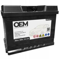 Automobilio akumuliatorius 60Ah 550A Renault Megane III be Start-Stop