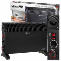 Konvekcinis šildytuvas su Turbo, 2000 W, termostatu ir 24 h laikmačiu