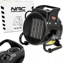 Keraminis elektrinis šildytuvas NAC HE-2K-S-BG, 2000 W, su termostatu