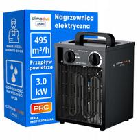 Elektrinis šildytuvas EH-3 PRO, 3 kW, su termostatu