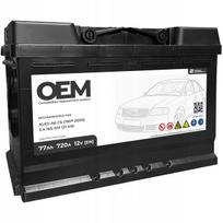 Automobilio akumuliatorius 77Ah 720A OEM, tinka Audi A6 C5 2.4 121kW