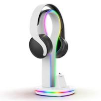 For PS5 Portal Streaming Handheld Charger Intelligent Magnetic Multifunctional Storage Base with RGB Colorful Light Effect Only Base balta