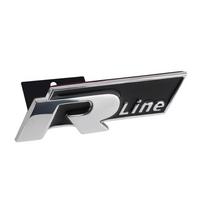 1pc 3D Car Front Grille Emblem Side Rear Trunk R/Rline Logo Badge Sticker for VW Golf 7 5 4 6 Passat B6 Mk4 Tiguan Mk7 Scirocco Nh8 1pc