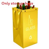 Heavy Duty Collapsible Waterproof Trash Bags For Camping And Kitchen Use With Multicolor Sets Yellow yellow