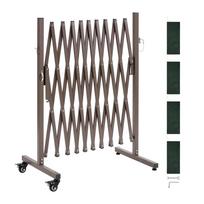 VEVOR Expandable Barricade, 3.07m Expandable Safety Barrier, Flexible Mobile Barricade with Locking Casters