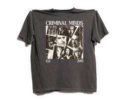 Criminal Minds Comfort Colors T-Shirt, Vintage Retro Tee 100 black