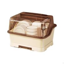Dish Drying Rack, Large Drainboard, Utensil Holder, Black, Kitchen Counter Milk Tea Jumbo Brown Transparent Large beige