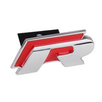 3D Car Front Grille Trunk Emblem Sticker For R Rline Logo Badge Stickers Volkswagen Polo Passat Golf Jetta Polo Touran CC T-ROC LN39