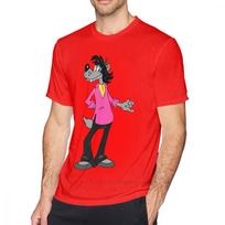Nu Pogodi Marškinėliai Nu Pogodi Marškinėliai Vyriški Grafiniai Marškinėliai Šaunūs 100% Medvilnės Klasikiniai Oversized Trumpomis Rankovėmis Marškinėliai 4XL red