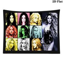 Shakira Sieninė gobelenas Estetiškas sienos kabinamas spausdinto audinio pledas Dekoratyviniai gobelenai miegamajam svetainei namų dekoravimui 100cm x 150cm