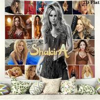 Shakira Sieninė gobelenas Estetiškas sienos kabinamas spausdinto audinio pledas Dekoratyviniai gobelenai miegamajam svetainei namų dekoravimui 150cm x 200cm