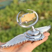 3D Metalinis automobilio priekinio variklio dangčio lipdukas Auto variklio dangčio emblema ženklelis Chevrolet AVEO CAPTIVA CRUZE TRAX IMPALA LACETTI MALIBU w13 Sail SPARK