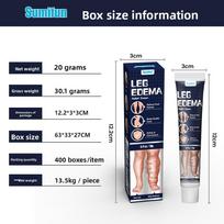Leg Water Retention Relief Gel For Swelling Reduction And Healthy Circulation gray