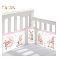 Breathable Mesh Crib With Liner Doublesided Straps Baby Crib Safety Mesh Barrier Easy Installation Limb Protection Crib Bumper Matches the image,I