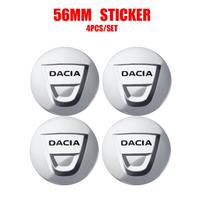 56/60MM 4 vnt. Automobilio ratų centrinių dangtelių logotipų dangteliai Emblemos lipdukai Renault Dacia Captur Megane Clio Arkana Line Koleos Kwid gray