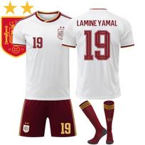 Paaugliams Vaikams Suaugusiems Individualus Vardas Futbolo Apranga 2026 FIFA Pasaulio Taurė Ispanija Išvykos #19 LAMINE YAMAL Sporto Treniruočių Džersio Rinkinys su Kojinėmis 26