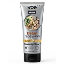 Skin Science MEN KOREAN GINSENG + KOJIC ACID Detan Face Wash Gel | Reduces Tan & Dark Spots | GinsengClear™ Technology | 100ml gray