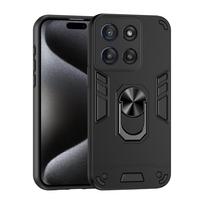Dėklas Motorola Moto G56 5G, smūgiams atsparus šarvuotas dėklas su magnetiniu laikikliu-žiedu, skirtas Moto G56 G 56 MotoG56, apsauginis dangtelis kameros lęšiui For Moto G56