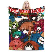 Super Soft Blanket Kids Adult Picnic Game Throw Blanket Your Turn To Die Flannel Bedspread For Couch Chair Sofa Bed Sofa Bed 30x40in brown