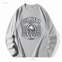 FIJI RUGBY Jersey T Shirt Fijian Bula Polynesian Pacific Islander Pride Tongan Samoan Hawaiian Maori vintage Washed Soft 3XL gray