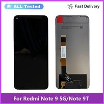 LCD Screen and Digitizer Full Assembly For Redmi  Note 9T gray