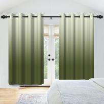 Modern Gradient Color Curtains Multiple Options Minimalist Bedroom Living Room Decorative Window Drapes Curtain Light Blocking For Area Polyester W100*H130(CM)-Grommet top&2PCS