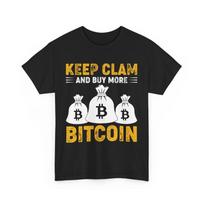 Bitcoin King T-Shirt – Funny Crypto Investor Blockchain BTC Graphic Tee L black