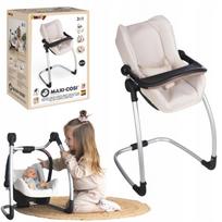 Smoby 3v1 kėdutė lėlėms: maitinimo kėdutė, supynė ir automobilinė kėdutė, 45 × 41 × 71 cm