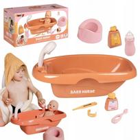 Smoby Baby Nurse vonios rinkinys lėlėms, 42 × 24 × 13 cm