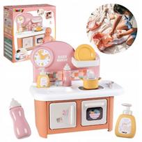 Smoby Baby Nurse žaislinė virtuvėlė 2 viename vaikams nuo 18 mėn.