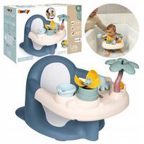 Smoby 2 viename kūdikio vonios kėdutė su žaislų staliuku
