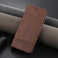Case for Xiaomi 14T Pro Magnetic Leather Texture Wallet Case Flip PU Stand Soft TPU Book Style Phone Cover for Xiaomi 14T Coque For Xiaomi 14T Pro brown