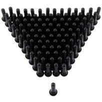 100Pcs TR414 Snap-in Tire Valve Stem Universal Car Vacuum Tire Tubeless Tyre Valve Rubber Stems Wheels Parts Car Accessories