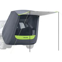 VEVOR SUV Tent with Shade Awning, All-Season SUV Tailgate Tent, PU2000mm Waterproof Car Rear Hatch Camping Tents