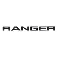 For Ranger 2015-2021 Grille Top Logo Letter Grill RANGER 3D Emblem Original Size ABS Sticker With Glue Chromium Styling L for T8 WILDTRAK