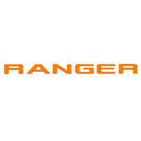 For Ranger 2015-2021 Grille Top Logo Letter Grill RANGER 3D Emblem Original Size ABS Sticker With Glue Chromium Styling S for T7 and T8 XL