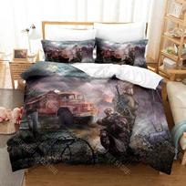 3D Print S.T.A.L.K.E.R. 2 Heart of Chernobyl Game Bedding Set Cartoon Anime three-piece set Adult Bedroom Duvetcover Sets EU Single 135*200cm/53x79in 3pcs