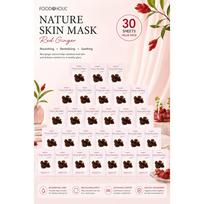 FOODAHOLIC Nature Skin Red Ginseng Sheet Mask 30 Sheets white
