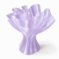 Swirl Pattern Decorative Vase Vintage Style Flower Plant Pot Minimalist Floral Decor  Office Desk šviesiai violetinė spalva