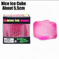 Needoh Nice Cube Berg Super Size Iceberg Cube 7.5Cm Maltose 5.5Cm Mini Baby Teenie Squeeze Toy Slow Rebound Stress Reliever Toy