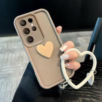Cute 3D Love Heart+Bracelet Silicone Phone Case For Realme Note 80 70 70t 60 50 C85 C83 C75 C71 C67 C65 C63 C61 C55 C53 C51 C35 realme C85 Pro&With Bracelet