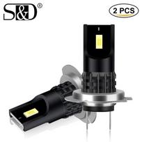 2vnt High Power H11 Led H7 H8 9005 9006 HB4 HB3 Automobilių CSP LED rūko žibintų lemputės DC 12V automatinis rūko žibintas dienos žibintas 6000K baltas geltonas mėlynas H11 H8