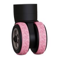 Luggage Wheel Protector Covers Luggage Wheel Covers Reduce Noise and Protect Your Suitcase Wheels Caster Shoes for Men rožinė